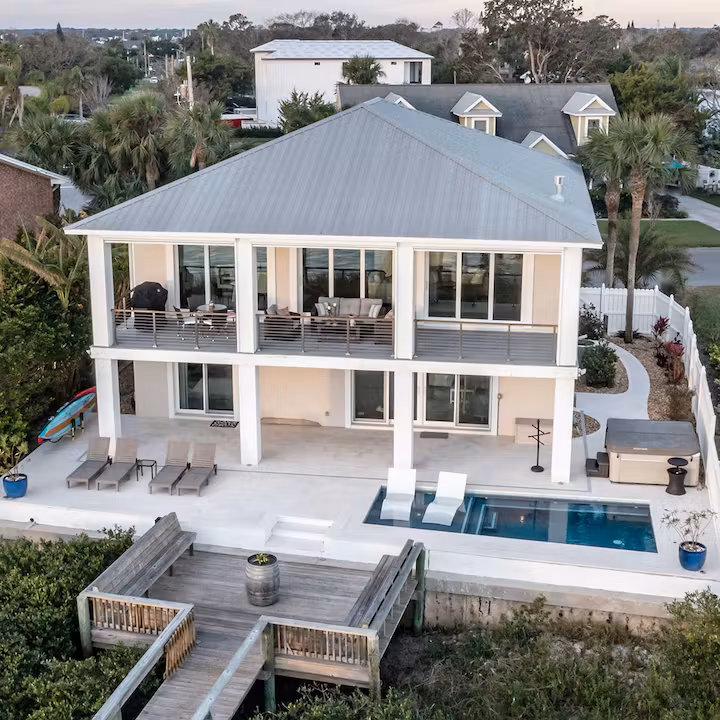 Anastasia Island Masterpiece 270-ft Private Pier, Infinity Views & Minimalist Luxury